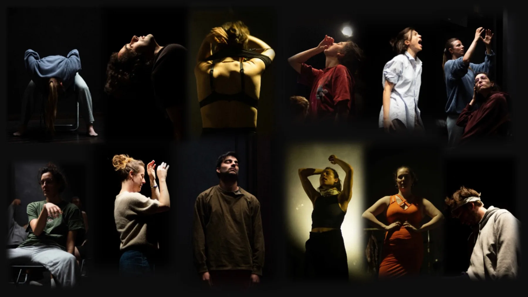 Gracemoon company members in sensory and movement work